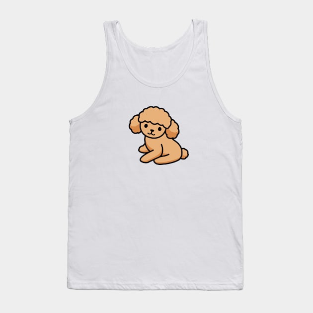 Poodle Tank Top by littlemandyart